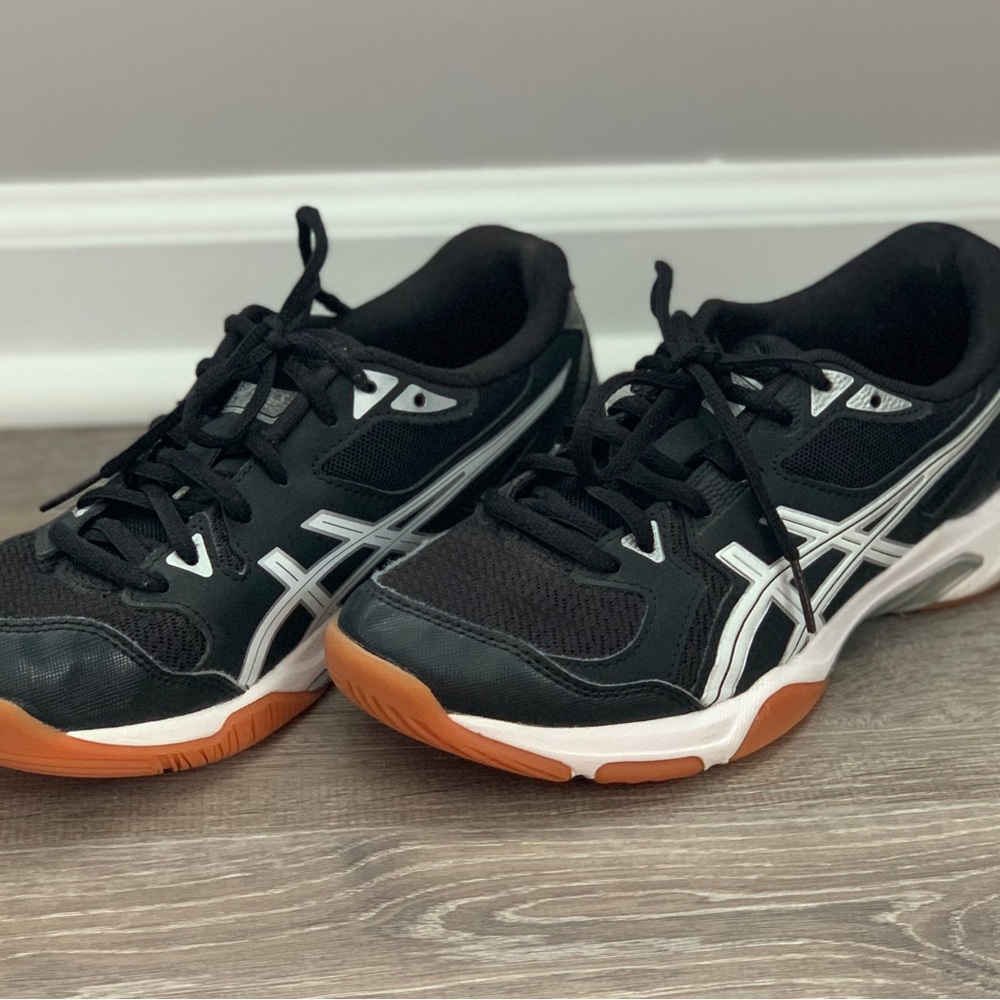 ASICS Black and White Sneakers -Volleyball Shoes